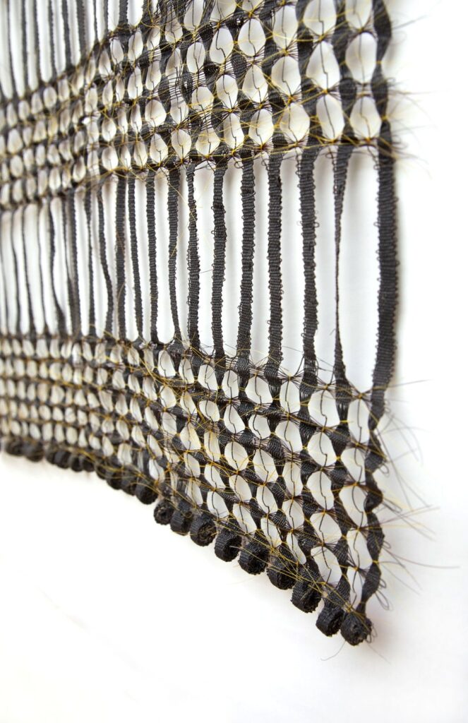black open weave
